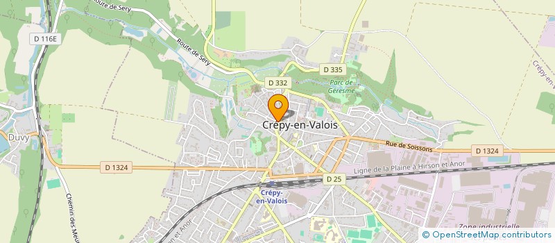 localisation de l'entreprise SCI DELET  CREPY-EN-VALOIS