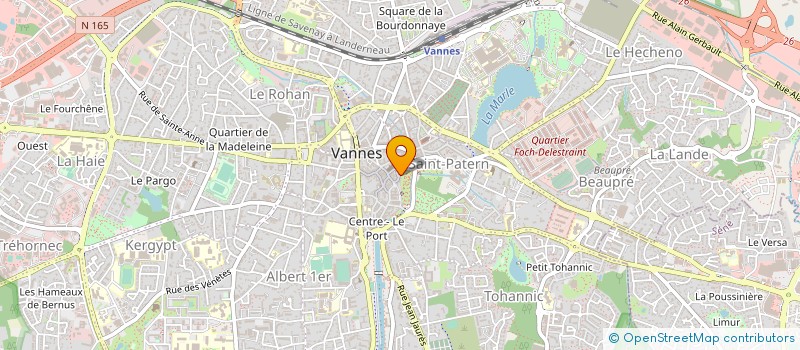localisation de l'entreprise SCI DELETAM à VANNES
