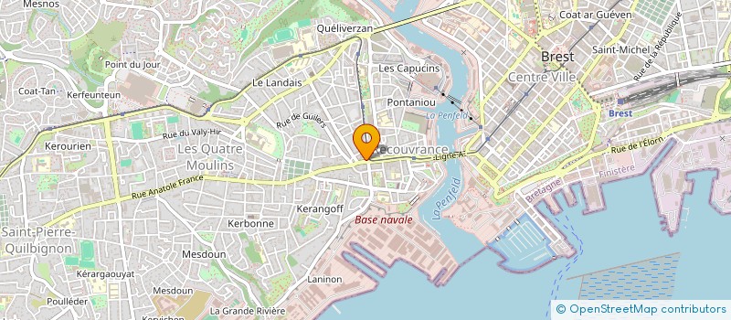 localisation de l'entreprise SCI DELETTREZ THEPAULT  BREST