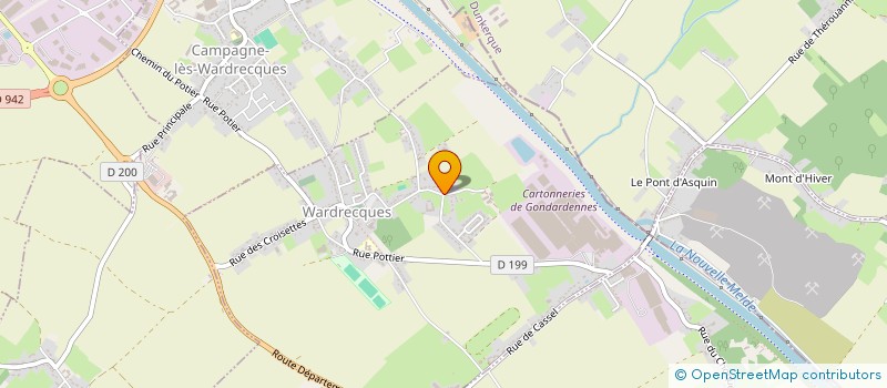 localisation de l'entreprise SCI DELEVAS  WARDRECQUES