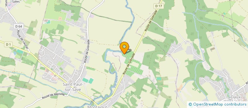 localisation de l'entreprise SCI DELEVERS  MONTAIGUT-SUR-SAVE
