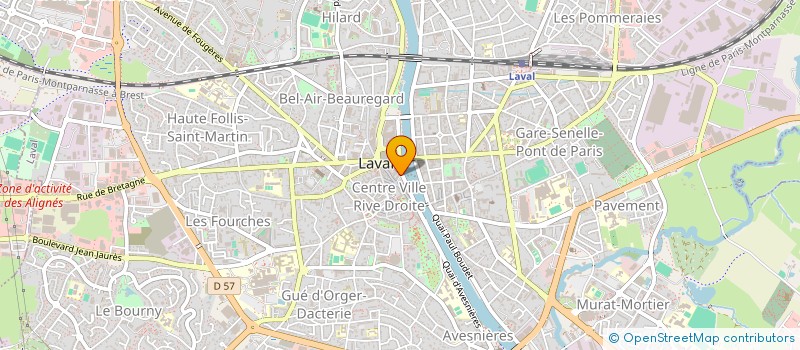 localisation de l'entreprise SCI DELFA à LAVAL