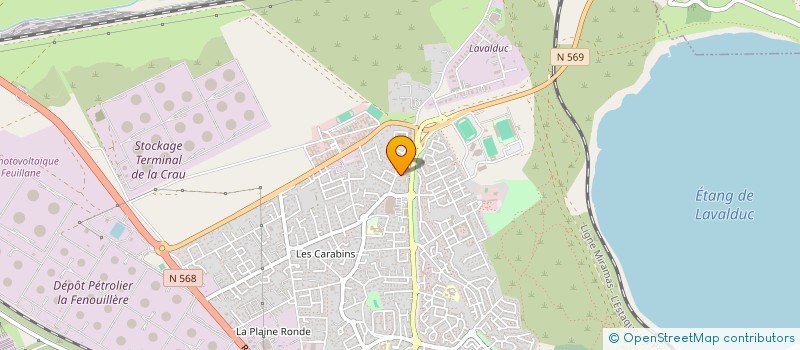 localisation de l'entreprise SCI DELFAB  FOS-SUR-MER