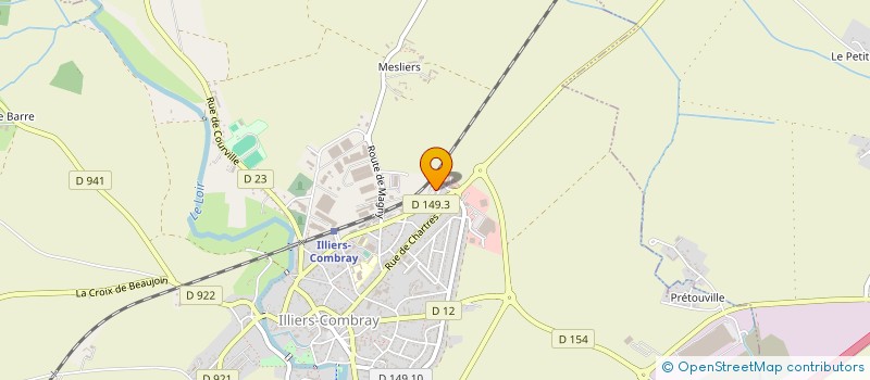 localisation de l'entreprise SCI DELFAU à ILLIERS COMBRAY