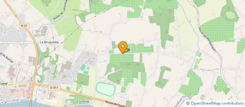 localisation de l'entreprise SCI DELFAUT BAZAS  VILLENEUVE SUR LOT