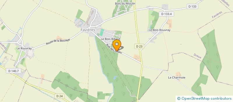 localisation de l'entreprise SCI DELFER à FAVIERES