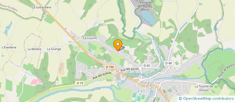 localisation de l'entreprise SCI DELFIA  MAREUIL-SUR-LAY-DISSAIS