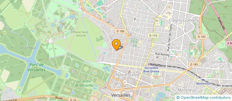 localisation de l'entreprise SCI DELFIMO à VERSAILLES