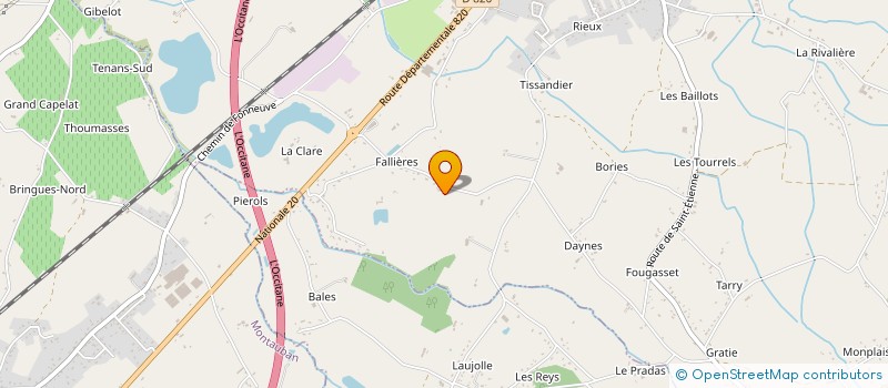 localisation de l'entreprise SCI DELFINO  ALBIAS