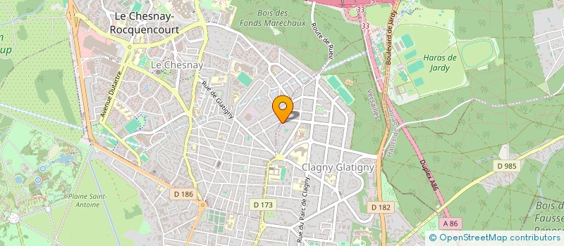 localisation de l'entreprise SCI DELFJ à VERSAILLES