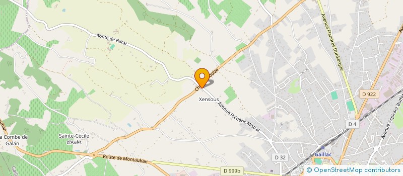 localisation de l'entreprise SCI DELFONT à GAILLAC