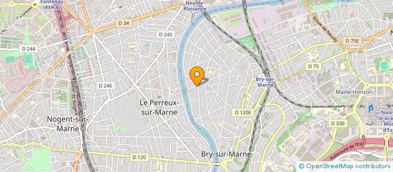 localisation de l'entreprise SCI DELFOSSE  BRY-SUR-MARNE