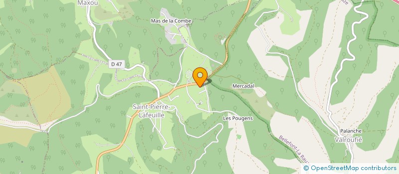 localisation de l'entreprise SCI DELFOUR  SAINT-PIERRE-LAFEUILLE