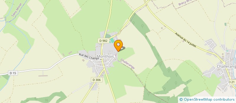 localisation de l'entreprise SCI DELFRE  MONTHOIS