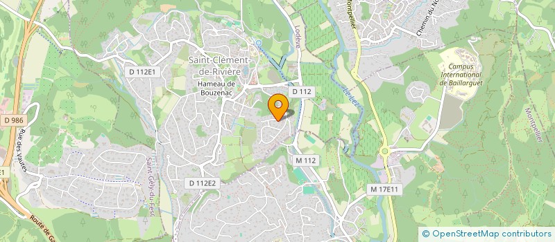 localisation de l'entreprise SCI DELGE  SAINT-CLEMENT-DE-RIVIERE