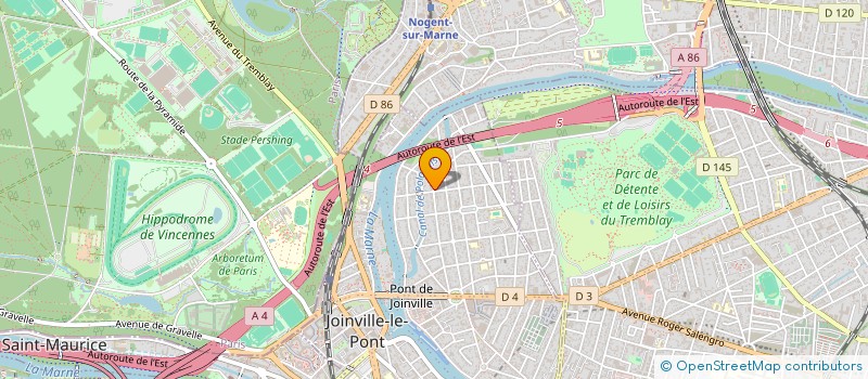 localisation de l'entreprise SCI DELGUERRE 1 à JOINVILLE-LE-PONT