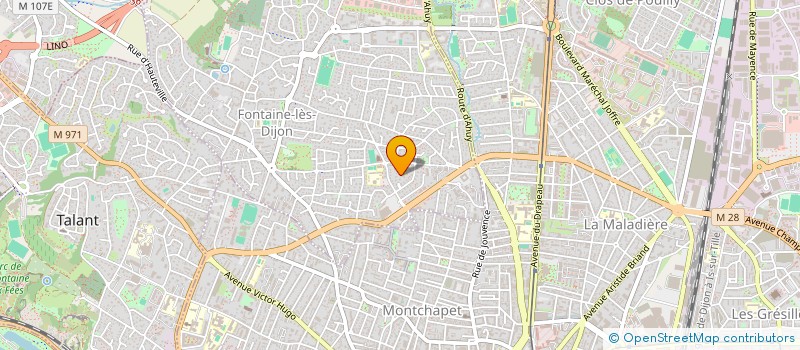 localisation de l'entreprise SCI DELGUI 2  FONTAINE-LES-DIJON