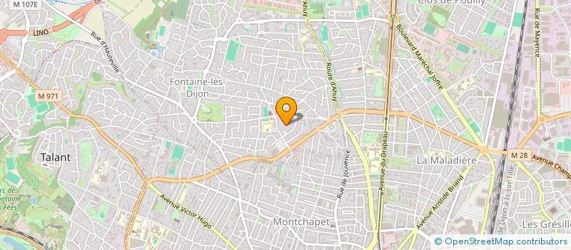 localisation de l'entreprise SCI DELGUI  FONTAINE-LES-DIJON