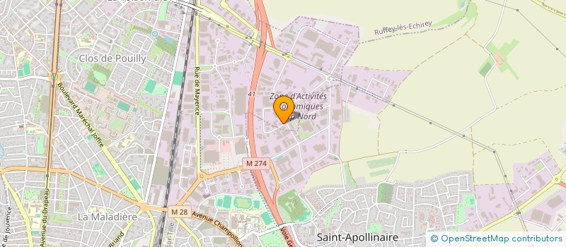 localisation de l'entreprise SCI DELGUI III à DIJON