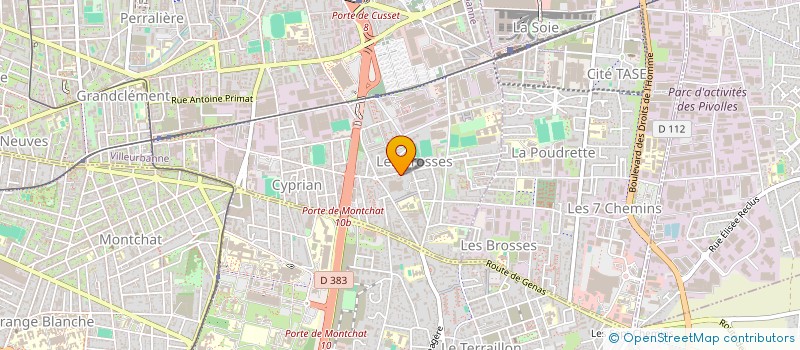 localisation de l'entreprise SCI DELH  DECINES-CHARPIEU