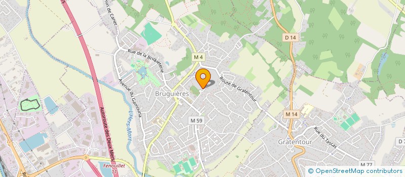 localisation de l'entreprise SCI DELHERS  BRUGUIERES