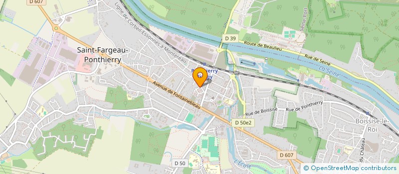 localisation de l'entreprise SCI DELI  SAINT-FARGEAU-PONTHIERRY