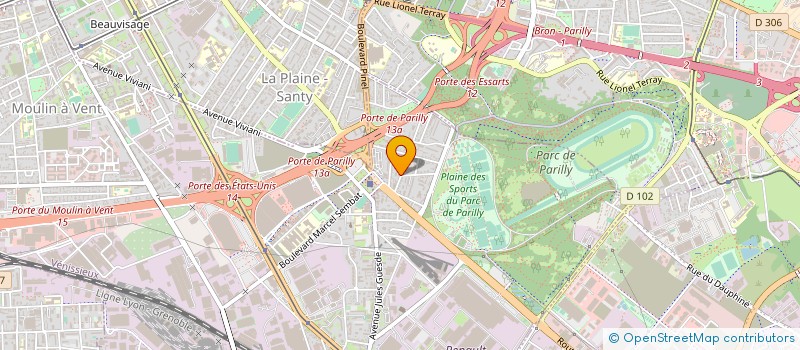 localisation de l'entreprise SCI DELIA  VENISSIEUX