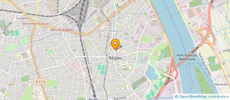 localisation de l'entreprise SCI DELIBOU à BEGLES