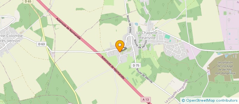 localisation de l'entreprise SCI DELICE  LA CHAPELLE-LONGUEVILLE