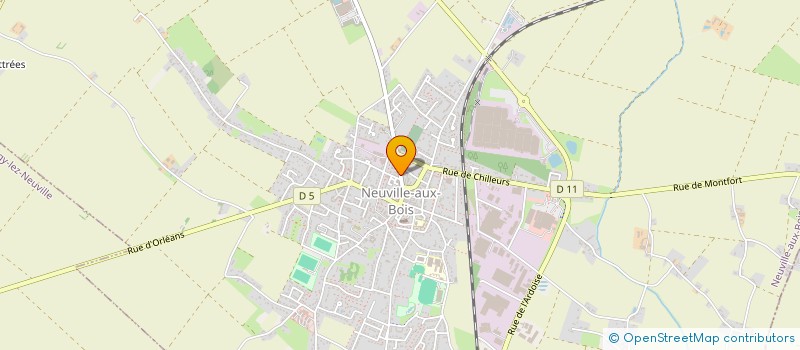 localisation de l'entreprise SCI DELICK  NEUVILLE-AUX-BOIS