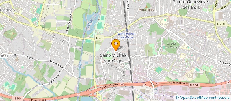 localisation de l'entreprise SCI DELIERS  SAINT-MICHEL-SUR-ORGE