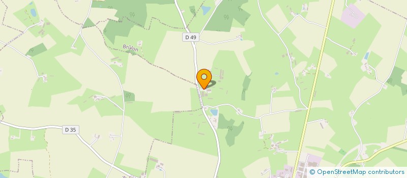 localisation de l'entreprise SCI DELILLE  BRULON