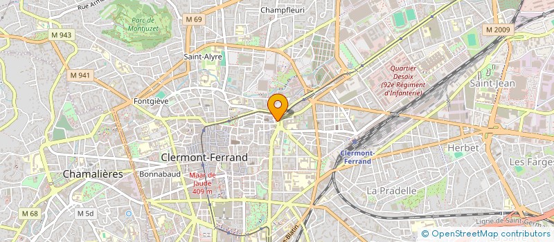 localisation de l'entreprise SCI DELILLE 7  CLERMONT-FERRAND