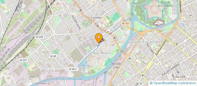 localisation de l'entreprise SCI DELILLE à LILLE
