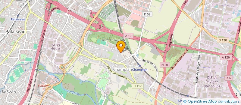 localisation de l'entreprise SCI DELILLE CHAMPLAN  CHAMPLAN