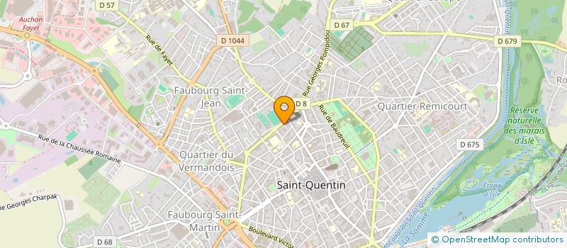localisation de l'entreprise SCI DELILOU à SAINT-QUENTIN