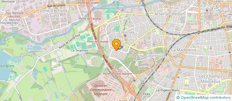 localisation de l'entreprise SCI DELIMMO  RENNES