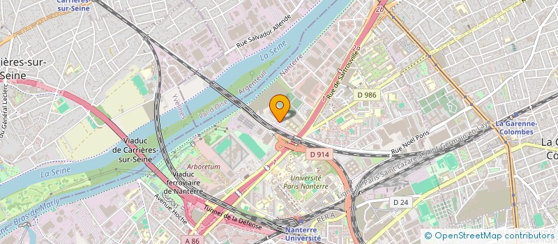 localisation de l'entreprise SCI DELION  NANTERRE