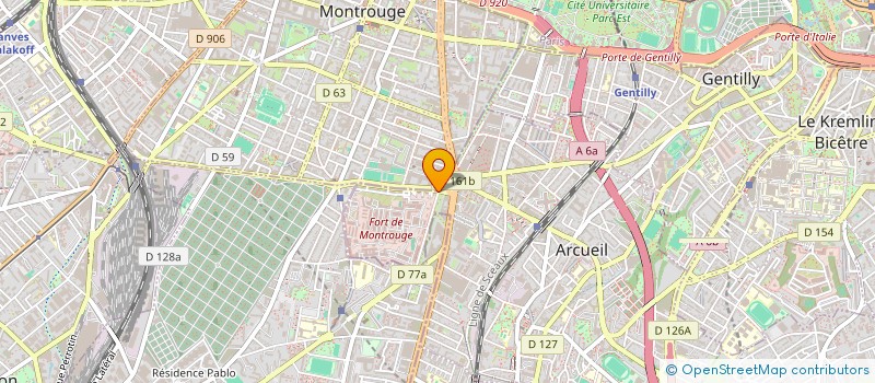 localisation de l'entreprise SCI DELIZIA  ARCUEIL