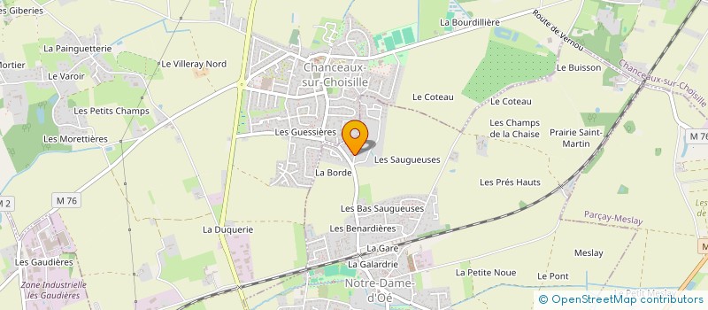 localisation de l'entreprise SCI DELL'ANGELO à NOTRE DAME D'OE