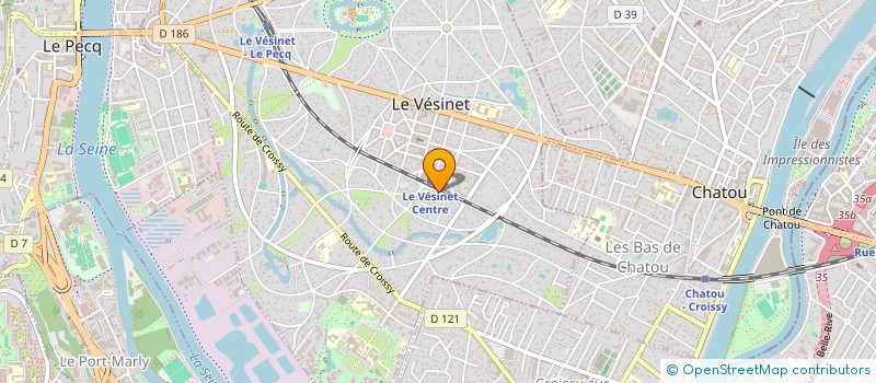 localisation de l'entreprise SCI DELL'ARTE  LE VESINET