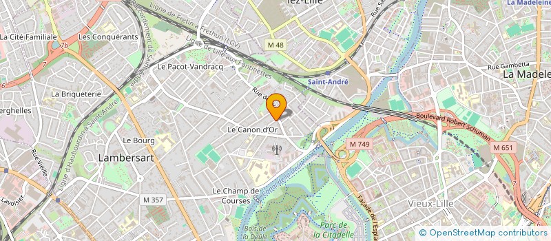 localisation de l'entreprise SCI DELLA à LAMBERSART