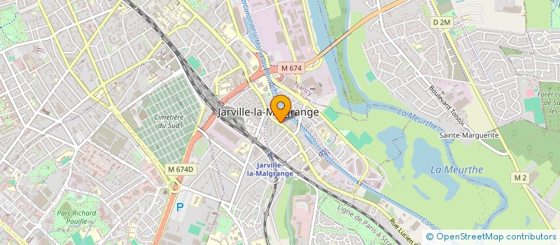 localisation de l'entreprise SCI DELLA BONIFICA  JARVILLE-LA-MALGRANGE