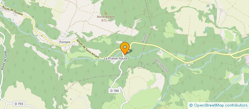 localisation de l'entreprise SCI DELLA PRADA  AYDAT