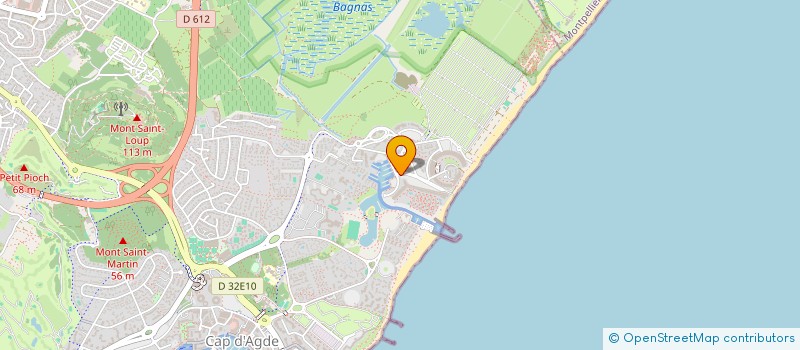 localisation de l'entreprise SCI DELLA SILA  AGDE