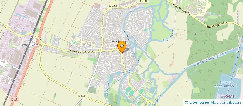 localisation de l'entreprise SCI DELLA VALLE  ERSTEIN