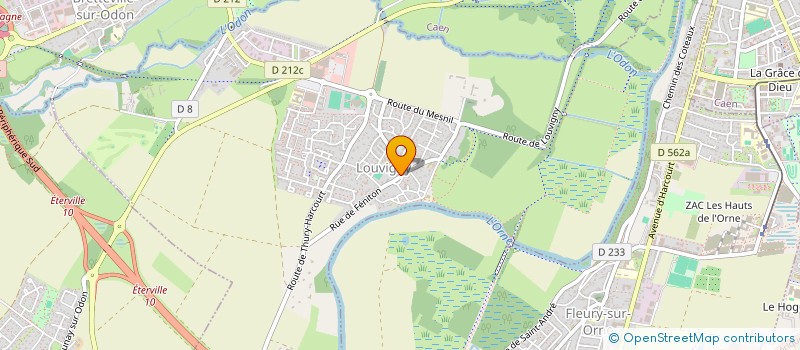 localisation de l'entreprise SCI DELLEPHARMA  LOUVIGNY