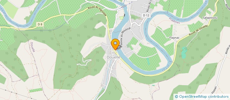 localisation de l'entreprise SCI DELLUC IMMOBILIER  DOUELLE