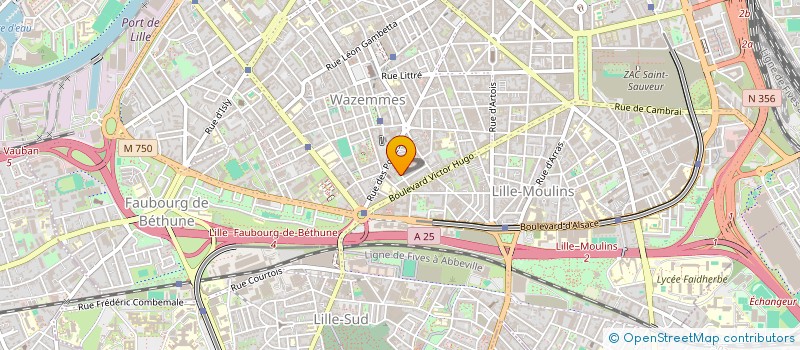 localisation de l'entreprise SCI DELLYMMOBILIER à LILLE