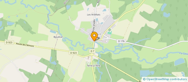 localisation de l'entreprise SCI DELM  CLEMONT